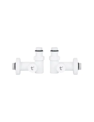 Приборный кран угловой Thermo Alliance Standart SF395W15HEW, 1/2 х 1/2 дюйма, для полотенцесушителей