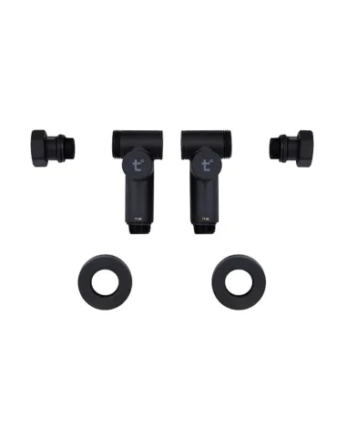 Приборный кран угловой Thermo Alliance Standart SF395W15HEB, 1/2 х 1/2 дюйма, для полотенцесушителей