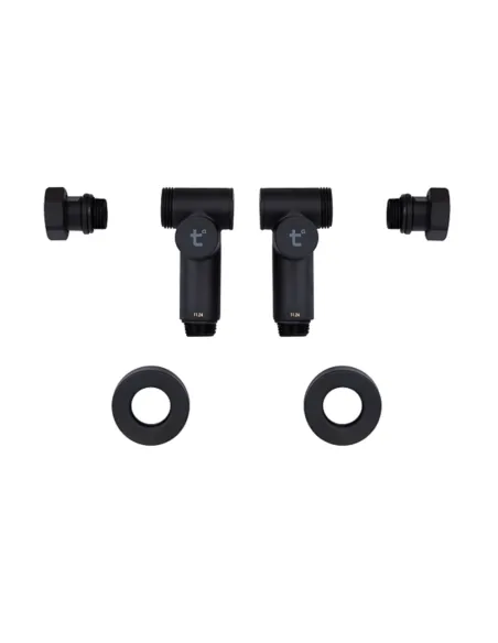 Приборный кран угловой Thermo Alliance Standart SF395W15HEB, 1/2 х 1/2 дюйма, для полотенцесушителей