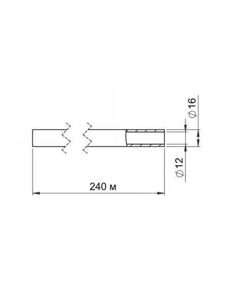 Труба Thermo Alliance PEX-a Evoh TAS00316240 16x2,0 мм бухта 240 метров, для теплого пола