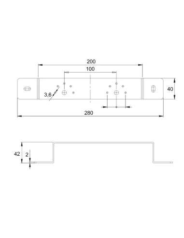 Кронштейн Icma 432 100 для монтажу гіпсокартону