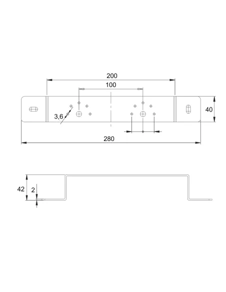 Кронштейн Icma 432 100 для монтажу гіпсокартону