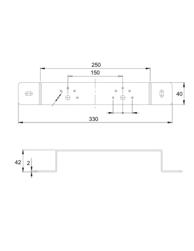 Кронштейн Icma 432 150 для монтажу гіпсокартону