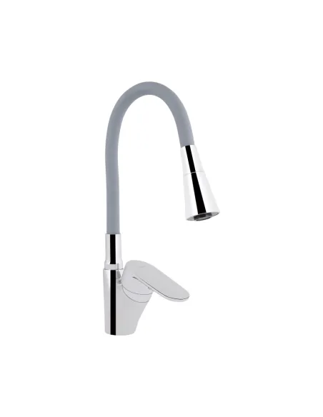 Смеситель для кухни с гибким изливом Lidz Tani 007F3 LDTAN007F3GCR31869 серый