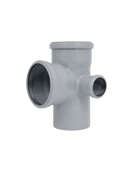 Крестовина TA Sewage CZ110120 110х50 мм угол 90 для внутренней канализации, двухплоскостная