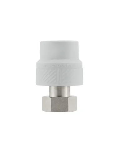 Муфта Raftec ВВ, ф 25х3/4 дюйма PPR с накидной гайкой, латунная