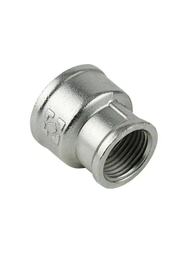 Муфта Raftec DN32х25 ВВ, 1 1/4х1 дюйма, латунная никелированная