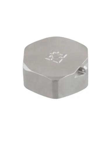 Заглушка Raftec 2 дюйми, РВ, DN50, під пломбу, нікелева