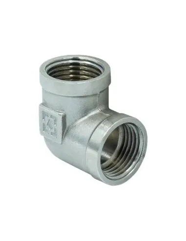 Уголок никелированный Raftec U01 DN15, 1/2 дюйма, ВВ, резьбовой