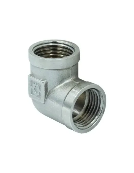 Уголок никелированный Raftec U01 DN15, 1/2 дюйма, ВВ, резьбовой