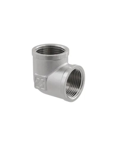 Уголок никелированный Raftec U03 DN25, 1 дюйм, ВВ, резьбовой