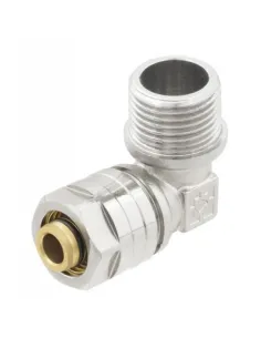 Уголок Raftec UN-1601 ф 16х1/2 дюйма, НН, разборный, для металлопластиковых труб