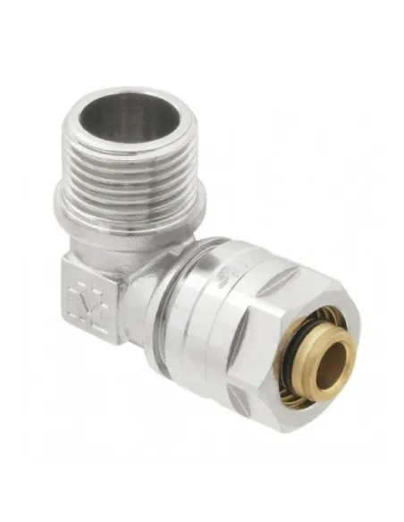 Уголок Raftec UN-1601 ф 16х1/2 дюйма, НН, разборный, для металлопластиковых труб