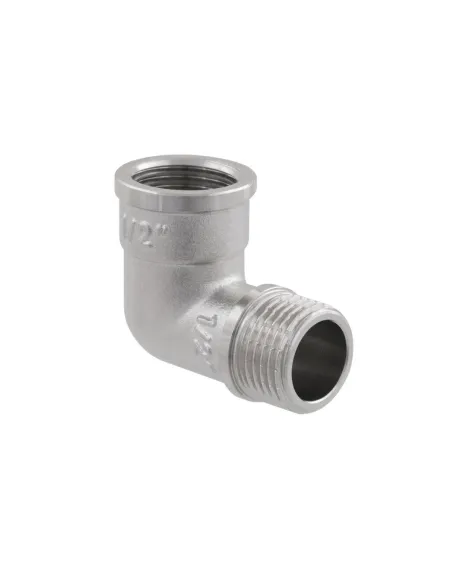 Уголок никелированный Raftec UP01 DN15, 1/2 дюйма, ВН, резьбовой