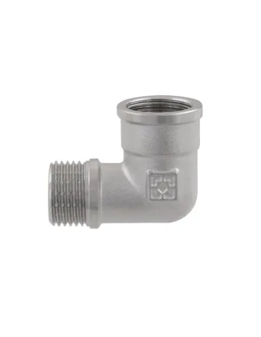 Уголок Raftec UP01 DN15, 1/2 дюйма, ВН, для металлопластиковых труб, латунный никелированный