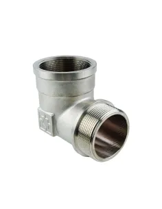 Уголок никелированный Raftec UP02 DN20, 3/4 дюйма, ВН, резьбовой