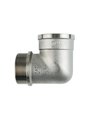 Уголок Raftec UP02 DN20, 3/4 дюйма, ВН, для металлопластиковых труб, латунный никелированный