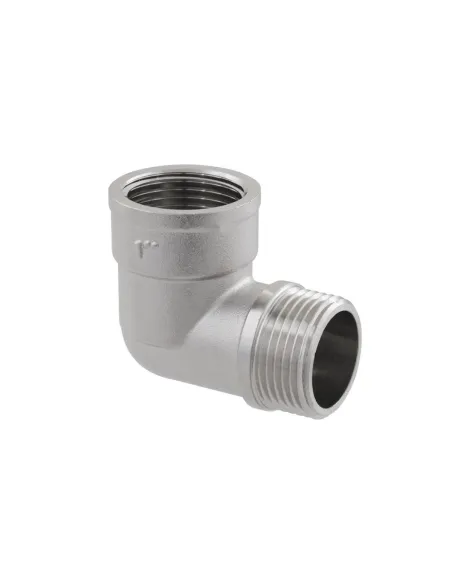 Уголок никелированный Raftec UP03 DN25, 1 дюйм, ВН, резьбовой