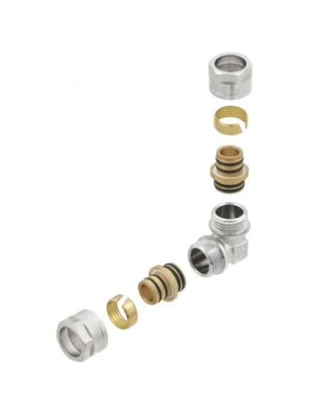 Уголок Raftec UR-1616 ф 16х16 мм, разборный, для металлопластиковых труб