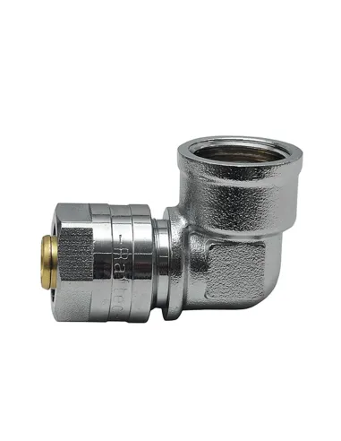 Уголок Raftec UV-1601 ф 16х1/2 дюйма, ВВ, разборный, для металлопластиковых труб