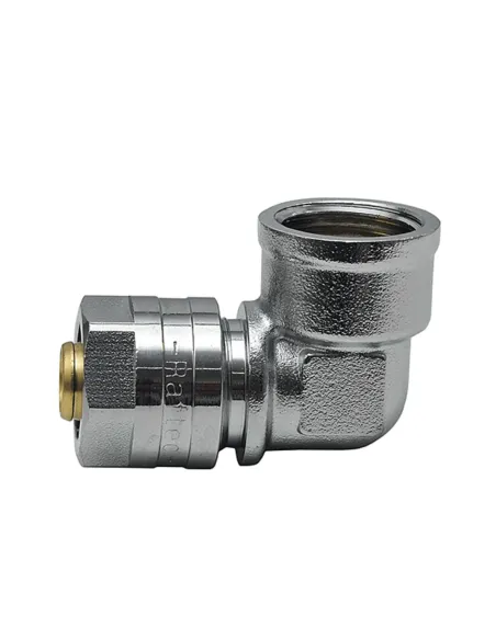 Уголок Raftec UV-1601 ф 16х1/2 дюйма, ВВ, разборный, для металлопластиковых труб