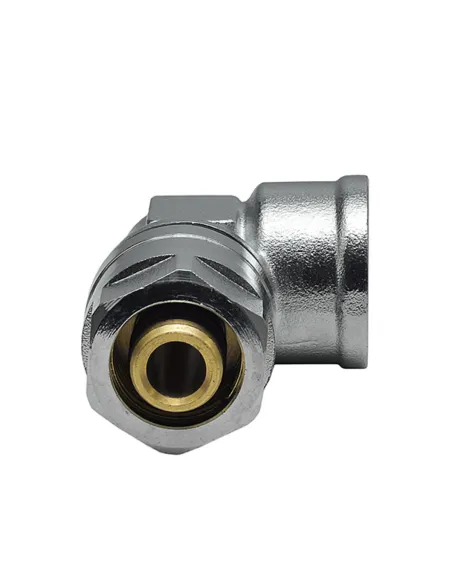 Уголок Raftec UV-1601 ф 16х1/2 дюйма, ВВ, разборный, для металлопластиковых труб