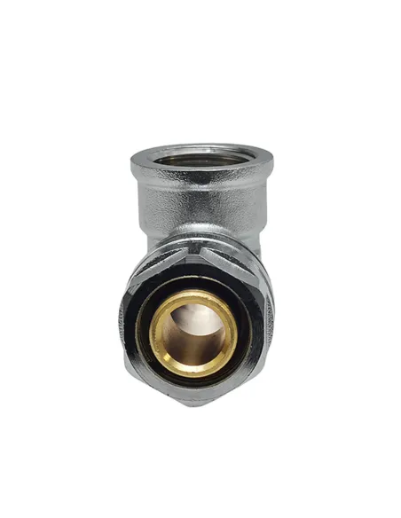 Уголок Raftec UV-2001 ф 20х1/2 дюйма, ВВ, разборный, для металлопластиковых труб