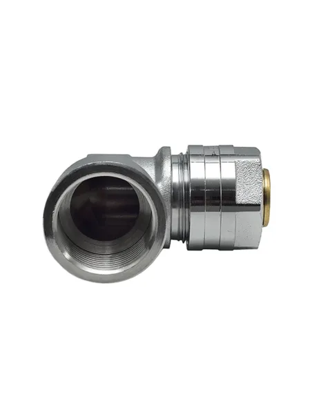 Уголок Raftec UV-2002 ф 20х3/4 дюйма, ВВ, разборный, для металлопластиковых труб