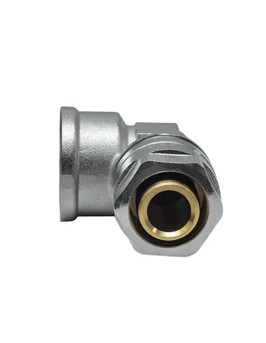 Уголок Raftec UV-2002 ф 20х3/4 дюйма, ВВ, разборный, для металлопластиковых труб