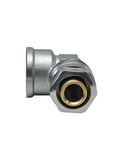 Уголок Raftec UV-2002 ф 20х3/4 дюйма, ВВ, разборный, для металлопластиковых труб