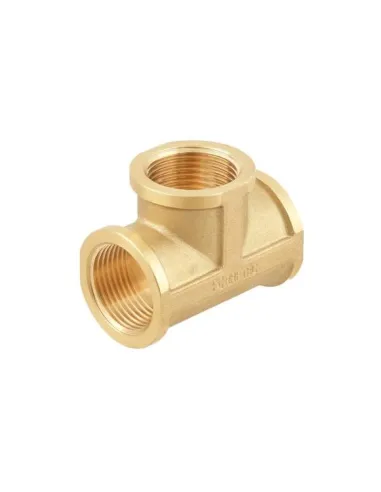 Тройник Raftec GOLD ВВВ 3/4 дюйма латунный