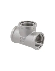 Тройник Raftec PN40 ВВВ 3/4 дюйма латунный, никель