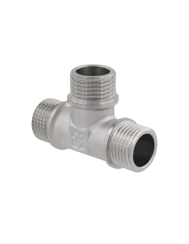 Трійник Raftec PN40 ПНН 1/2 дюйма латунний, нікель