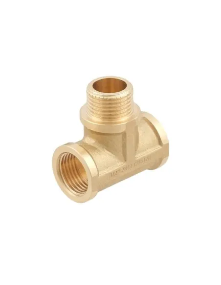 Тройник Raftec GOLD ВНВ 1/2 дюйма латунный