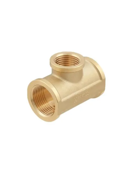 Трійник редукційний Raftec GOLD ВВВ 3/4х1/2х3/4 дюйма латунний