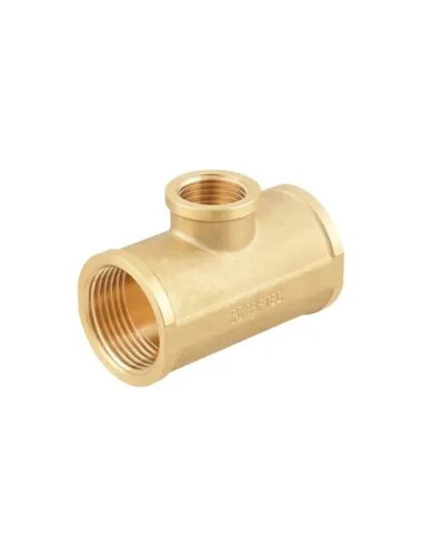 Трійник редукційний Raftec GOLD ВВВ 1х1/2х1 дюйм латунний