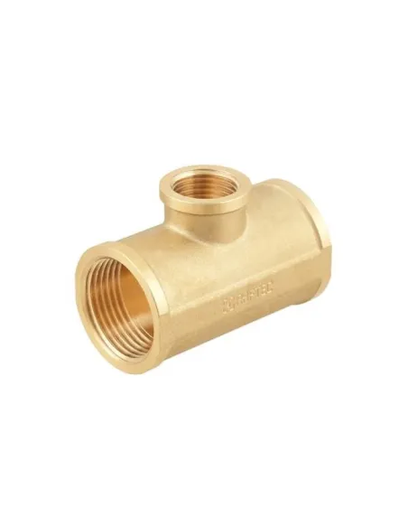 Трійник редукційний Raftec GOLD ВВВ 1х1/2х1 дюйм латунний