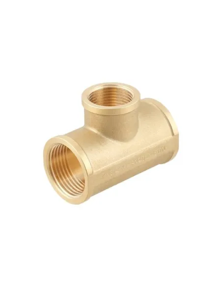 Тройник редукционный Raftec GOLD ВВВ 1х3/4х1 дюйм латунный