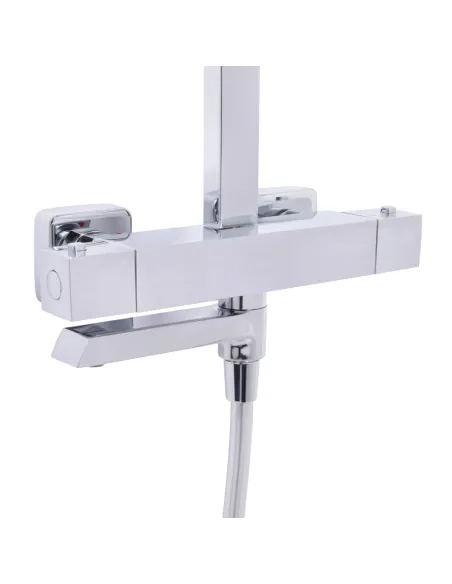 Душова система з термостатом Q-Тap Sloup QTSLO51103OC48217 Chrome