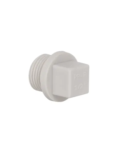 Заглушка Thermo Alliance PPR DSD101 НР 20 мм х 1/2 дюйма, зовнішня різьба, для поліпропіленових труб