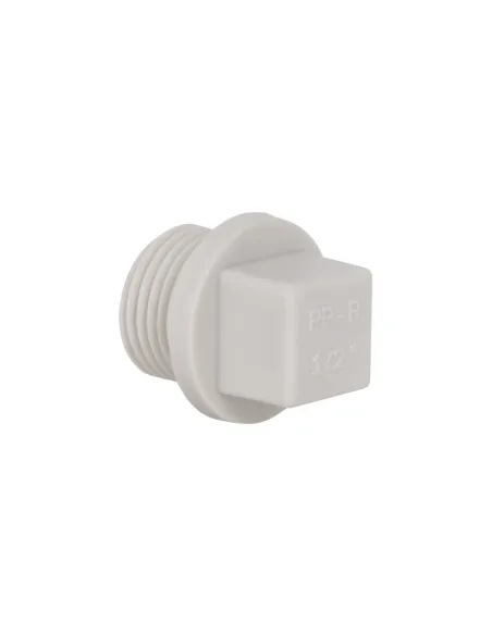 Заглушка Thermo Alliance PPR DSD101 НР 20 мм х 1/2 дюйма, наружная резьба, для полипропиленовых труб