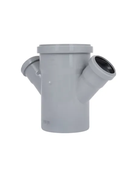 Хрестовина TA Sewage 110х50х50х110 мм кут 45 для внутрішньої каналізації, двоплощинна