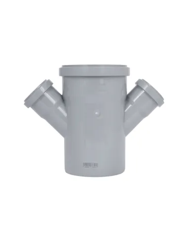 Крестовина TA Sewage 110х50х50х110 мм угол 45 для внутренней канализации, двухплоскостная