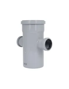 Хрестовина TA Sewage 110х50х50х110 мм кут 90 для внутрішньої каналізації, двоплощинна