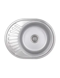 Мойка для кухни овальная Brinex 5745 BRIN5745SAT08 Satin из нержавеющей стали