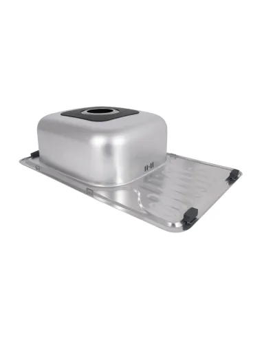 Мойка для кухни прямоугольная Brinex 6642 BRIN6642SAT08 Satin из нержавеющей стали