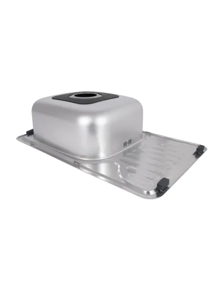 Мийка для кухні прямокутна Brinex 6642 BRIN6642SAT08 Satin з нержавіючої сталі