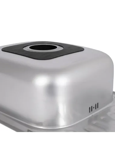 Мийка для кухні прямокутна Brinex 6642 BRIN6642SAT08 Satin з нержавіючої сталі