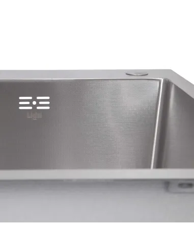 Мойка для кухни прямоугольная Lidz Handmade H6050H LDH6050DEC48370 2,5 мм интегрированная, из нержавеющей стали