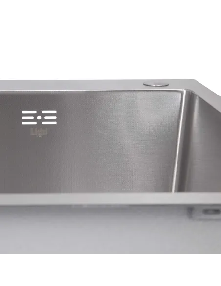 Мойка для кухни прямоугольная Lidz Handmade H6050H LDH6050DEC48370 2,5 мм интегрированная, из нержавеющей стали